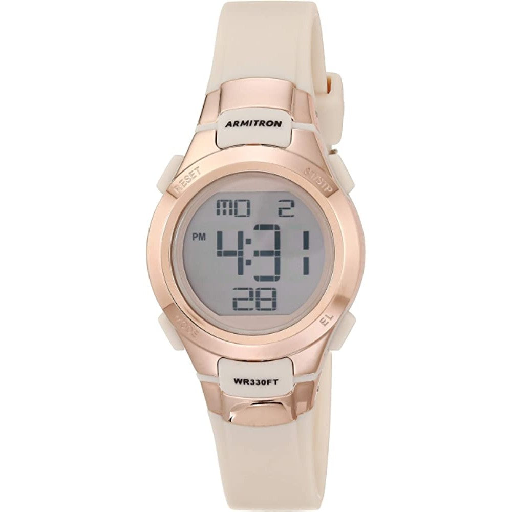 Armitron Sport Women's Digital Chronograph Resin Strap Watch, 45/7012 - BLRG