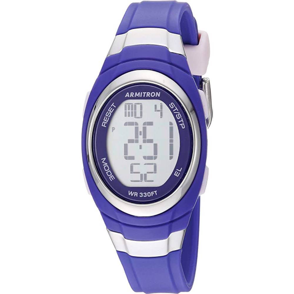 Armitron Sport Women's Digital Chronograph Resin Strap Watch, 45