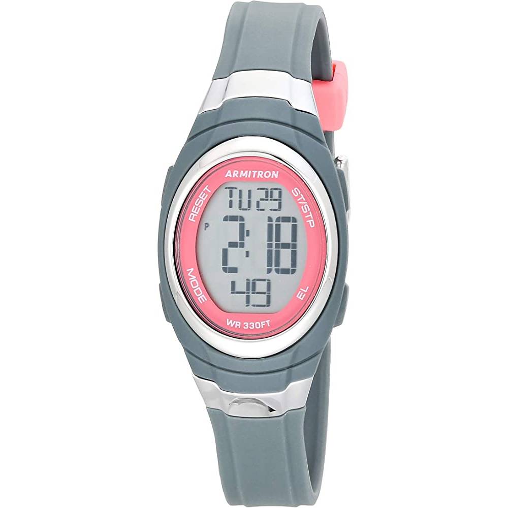 Armitron Sport Women's Digital Chronograph Resin Strap Watch, 45