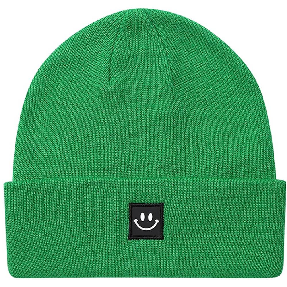 MaxNova Knit Beanie Starts | with Hat Color Multiple Smile Mart – Men/Women Face for